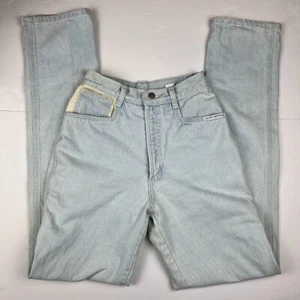 Vintage 90s Rocky Mountain Western Wear High Waisted Light Wash Jeans Gr. 23" - Bild 1 von 8