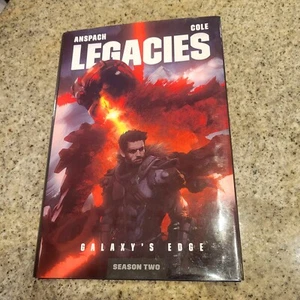 Legacies Galaxys Edge Season Two Signed First Edition Anspach Cole Book - Picture 1 of 12