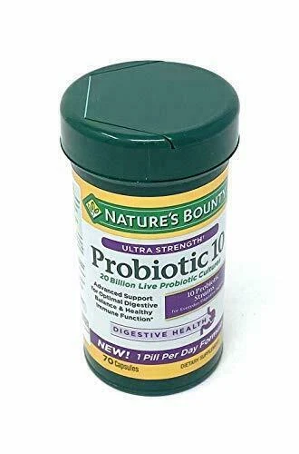 Nature’s Bounty Ultra Strength Probiotic 10 - 70 Capsules 91 g