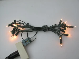 Rare Vintage Christmas string lights made in Japan 20 clear lights. - Picture 1 of 7