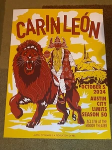 Carin Leon - ACL Staffel 50 Poster und Programm - 5.10.24 - (Joel A. Corral Art)! - Bild 1 von 13