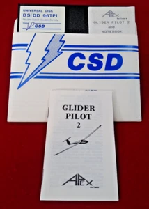 5.25" disc For Acorn BBC B B+Glider Pilot 2 game, instructions by Apex Software. - Picture 1 of 2