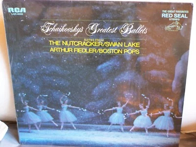 Tchaikovsky Nutcracker/Swan Lake Suites Fiedler Boston Pops 1971 RCA SEALED! - Image 1 of 2