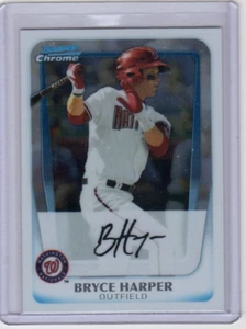 Tarjeta de novato Bryce Harper 2011 radiocontrol Bowman Chrome Prospects BCP1 Filis - Imagen 1 de 2