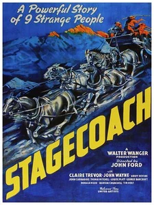 5975 Stagecoach una poderosa película de historia. Diseño de interiores. Arte de decoración - Imagen 1 de 1