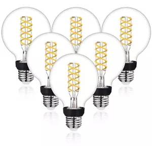 G25 LED Globe Edison Light BulbVintage Dimmable LED Filament Light Bulb E26 6... - Picture 1 of 7