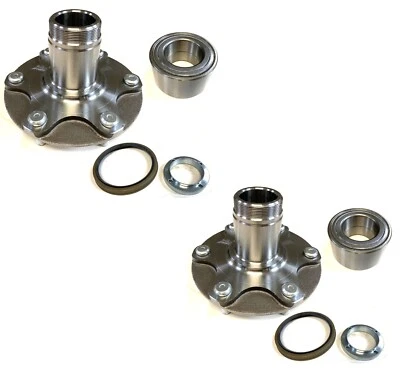 2 New Front Wheel Hubs Bearings Fit 4Runner Sequoia Tundra Tacoma 2WD With Seal - Image 1 of 4