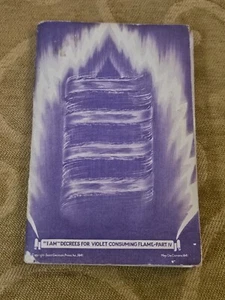 SAINT GERMAIN PRESS VINTAGE DEKRET BOOKLET, "ICH BIN" DEKRETE - Siehe Bilder - Bild 1 von 10