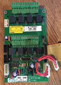 MIRCOM MD-548 8 Relay Adder Fire Alarm Board PCB#: PB-230 Cerberus PYRO TRM-1008 - Picture 1 of 5
