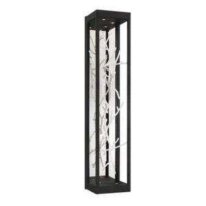 Black Silver LED Wall Sconce from the Aerie Collection - Picture 1 of 1