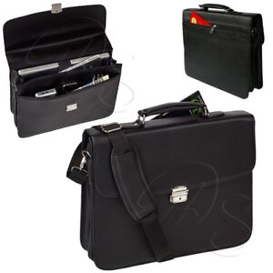 Aktentasche Laptopfach abschließbar Griff Schlüssel Business Schulter Laptop Bag
