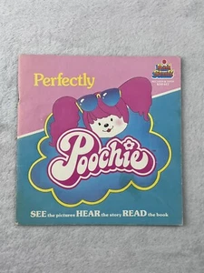 Vintage 80s Perfectly Poochie Pink and White Dog Story Book ONLY NO RECORD - Picture 1 of 11