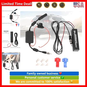 12V Car Antenna Booster Stereo FM AM Radio Signal Amplifier Amp for Car Vehic... - Picture 1 of 8
