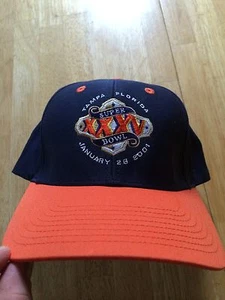 SUPER BOWL XXXV BALTIMORE RAVENS TAMPA OFFICIAL NFL FOOTBALL CAP MINT CONDITION - Picture 1 of 6