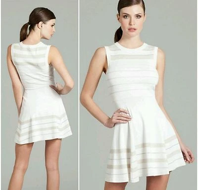 🌻NUEVO CON ETIQUETAS ADIVINAR by Marciano Talia Vendaje Vestido ajustado y acampanado talla S🌻 Foto 1 de 4