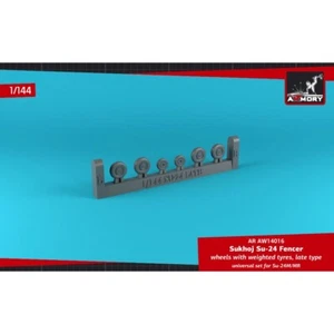 Armory Models AR AW14016 Scale 1:144 Sukhoj Su-24 Fencer wheels w/weighted tires - Picture 1 of 24