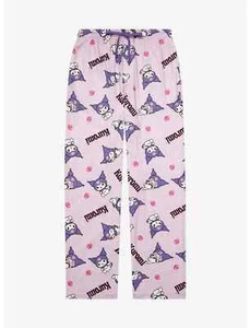 Sanrio Kuromi Allover Print Sleep Pants (M) - Picture 1 of 2