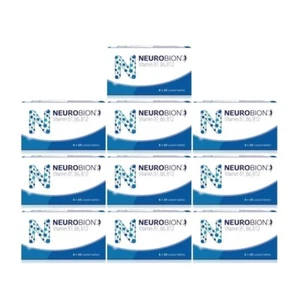 10 Box x 60's Neurobion Vitamin B1, B6, B12 for Nerve Relief Numbness & Tingling - Picture 1 of 10