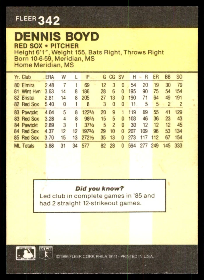 1986 Fleer Glenn Brummer a Texas Rangers #557 - Image 1 of 2