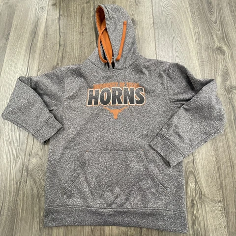 Texas Longhorns Men's Hoodie Sweatshirt, Size Medium Section 101 Majestic Cover