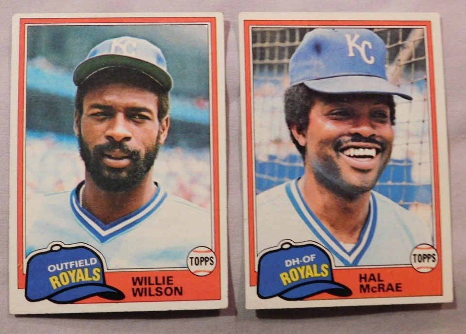 1981 Topps Kansas City Royals Baseball Card Pick One - Image 1 of 1