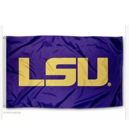 LSU Tigers Large Flag 3 X 5 Foot Double Sided Cover