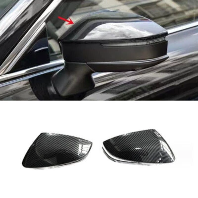 Cubierta de espejo retrovisor lateral 2X de fibra de carbono para Toyota Crown 2023 2024 2025 Foto 1 de 4