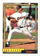 1992 O-Pee-Chee Baseball Bud Black San Francisco Giants #774