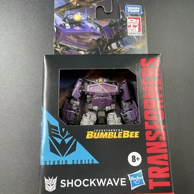 变形金刚工作室系列核心级 SHOCKWAVE 可动人偶! 全新 2022 — 第 1/4 张图片