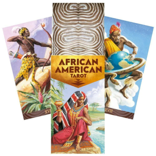 Afroamerikanische Tarotkarten Deck esoterische Erdkunst Wild Lo Scarabeo EX137