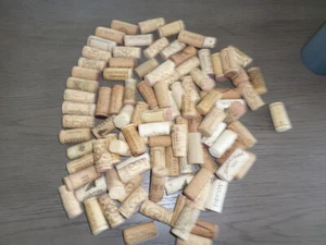 Lot of 100 Wine Corks for Crafting. All Natural, - Picture 1 of 3