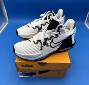 Size 10 - Nike LeBron Witness VI TB White/Black-White * New In Box * - Picture 1 of 6