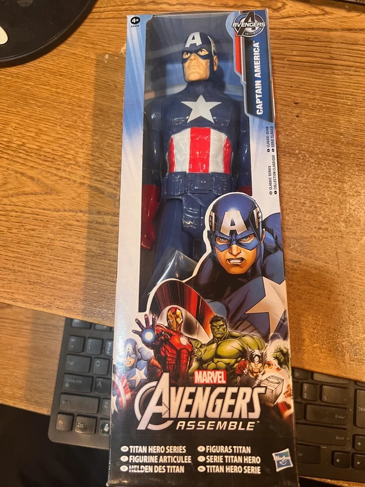Marvel Avengers Assemble Captain America TITAN Hero Series 12” Action Figure B2