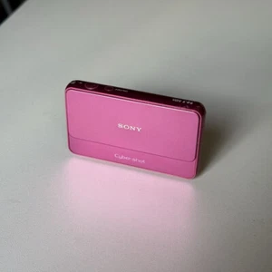 Sony DSC-T99 Digital Camera 14.1 MP 4x Optical Zoom Smile Detection Pink - Picture 1 of 7