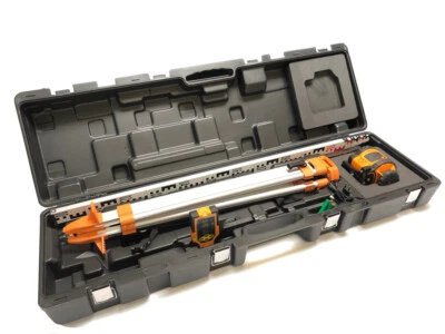 geo-Fennel Rotationslaser FL 190 A Baulaser Set mit Stativ Nivellierlatte uvm - Bild 1 von 4