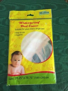 Little Mimos Waterproof Bed Cover For Childs Single Bed New - Picture 1 of 7