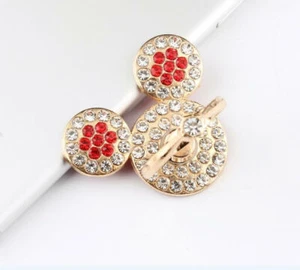 Universal 360° Cell Phone Finger Ring Stand Holder Grip -Crystal Stone Fashion - Picture 1 of 28