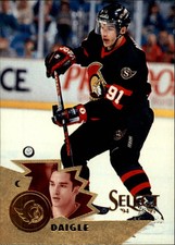 1994-95 Select Senators Hockey Card #3 Alexandre Daigle