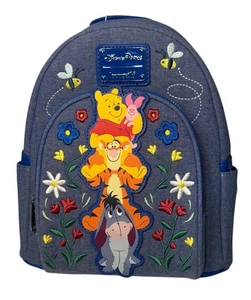 Disney Loungefly Backpack Winnie The Pooh Park Exclusive Tigger Piglet Eeyore - Picture 1 of 7