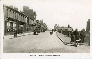 FOTO REAL POSTAL DE TERRAZA NORTE, SEAHAM, (CERCA DEL SUNDERLAND), CONDADO DE DURHAM - Imagen 1 de 2