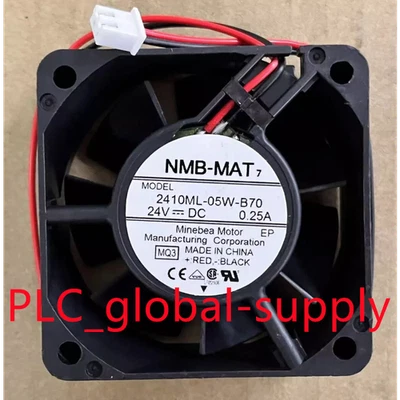 2410ML-05W-B70 New In Box NMB 2410ML-05W-B70 6CM 24V 0.25A Two Wire 60*60*25mm - Image 1 of 3