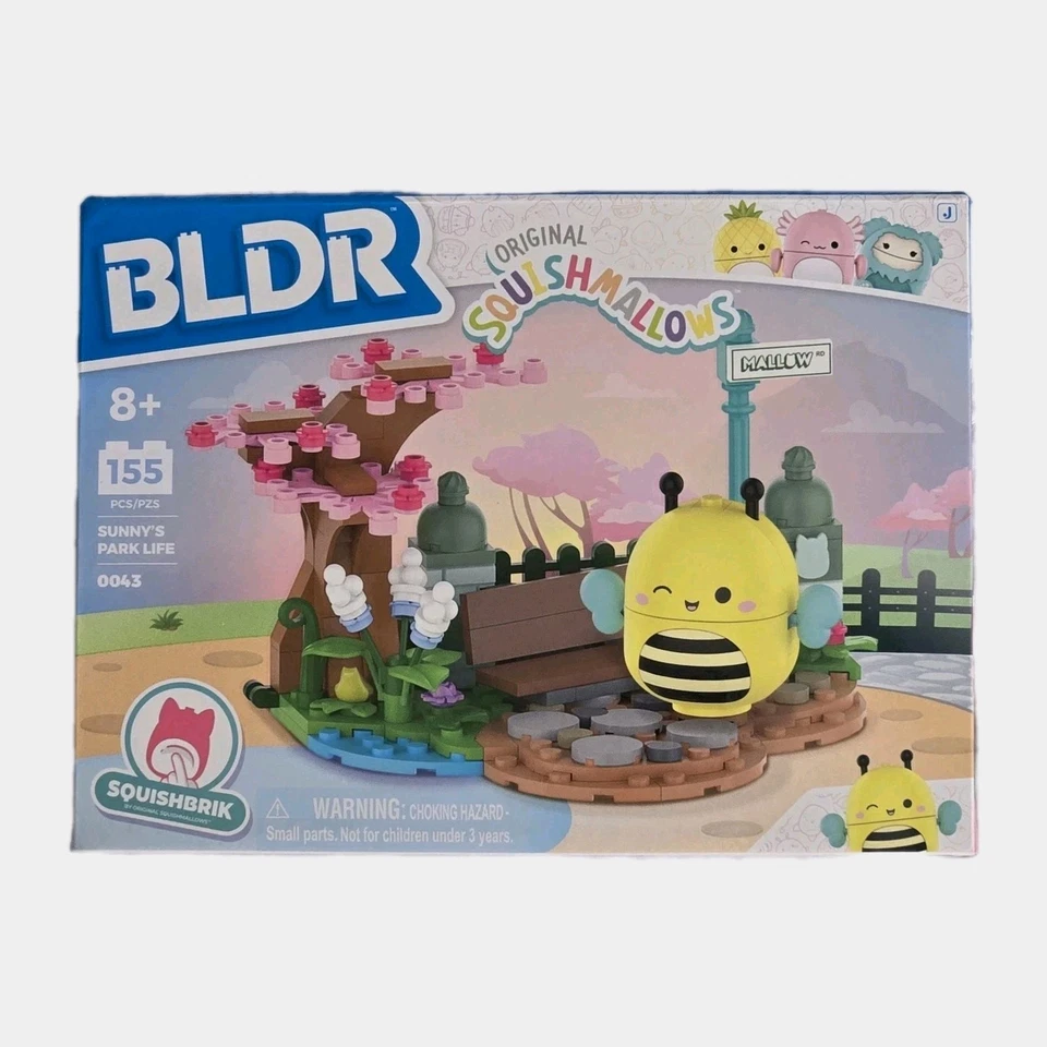 BLDR Squishmallows Sunny’s Park Life 0043 155pcs Jazwares Building Set