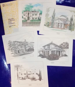 Lot International Archives Ltd. 8"x10" Presidents Homes Prints - Picture 1 of 4