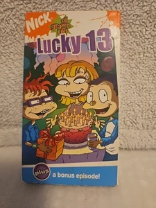 Rugrats All Grown Up - Lucky 13 VHS 2004 Nickolodeon Bonus Ep Tweenage Tycoons - Picture 1 of 3