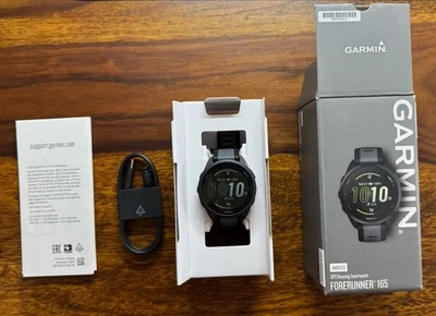 Neu, Garmin Forerunner 165 - Schwarz/Schiefergrau OVP - Bild 1 von 4