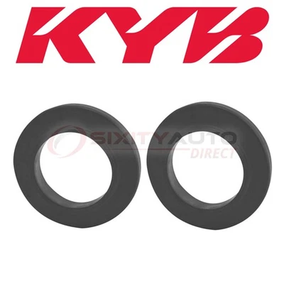 2 pc KYB Front Upper Coil Spring Insulator for 2001-2006 Mitsubishi Montero lj Foto 1 de 4