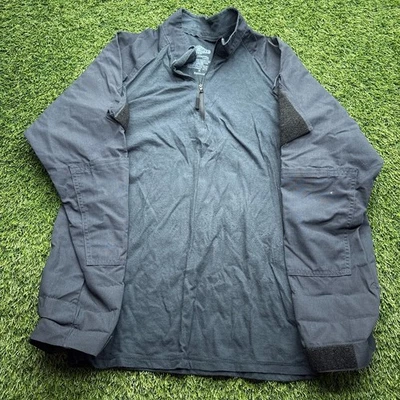 Camisa de combate Tru Spec masculina média M azul tática - Imagem 1 de 4