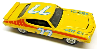 1998 Johnny Lightning 1971 Pontiac GTO Judge Yellow #77 400 C.I. "Street Freaks" - Image 1 of 4