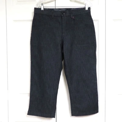 Novo! Calça capri jeans preta Gloria Vanderbilt 8 - Imagem 1 de 4