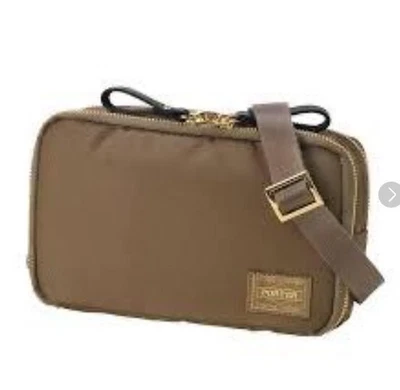 PORTER GIRL / SHEA WALLET SHOULDER BAG -Oak Color  Minimal Used from Japan - Image 1 of 4